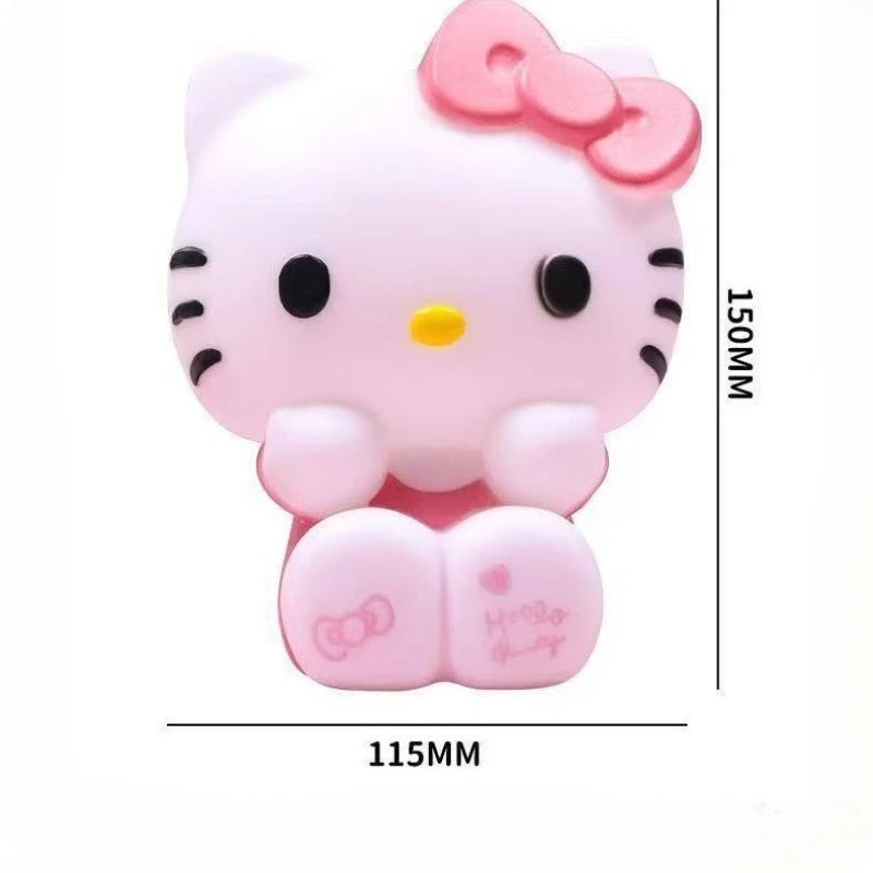 Sanrio Hello Kitty Pat Night Light Girls Kawaii Bedroom Bedlight Anime Hello Kitty Night Lamp Desktop Decor Ornaments Toys Gift
