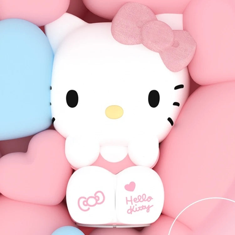 Kawaii Sanrio Hellokitty Atmosphere Lamp Girls Bedroom Bedlight Anime Hellokitty Desktop Decor Pat Lamp Ornaments Christmas Gift